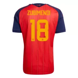 Camisola Espanha ZUBIMENDI 18 Homem Equipamento 1ª Mundial 2026