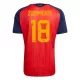 Camisola Espanha ZUBIMENDI 18 Homem Equipamento 1ª Mundial 2026