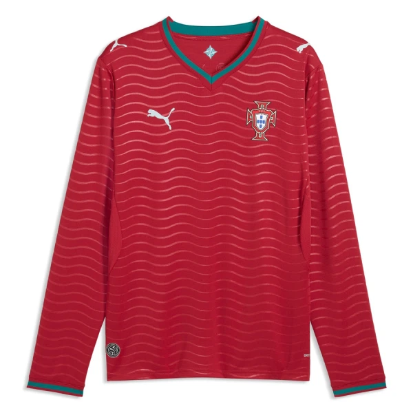 Camisola Manga Comprida Portugal Homem Equipamento 1ª Mundial 2026 Camisola Manga Comprida Portugal Homem Equipamento 1ª Mundial 2026