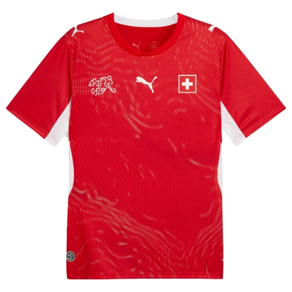 Camisola Suíça Homem Equipamento 1ª Mundial 2026 Camisola Suíça Homem Equipamento 1ª Mundial 2026