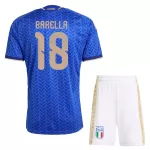 Camisola Itália Barella 18 Criança Equipamento 1ª Mundial 2026