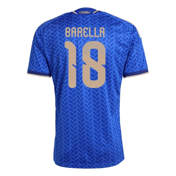 Camisola Itália Barella 18 Criança Equipamento 1ª Mundial 2026