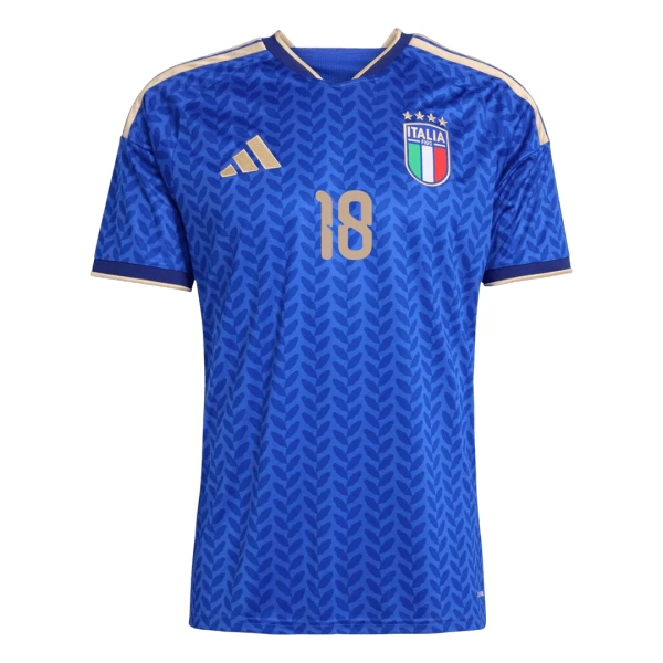 Camisola Itália Barella 18 Homem Equipamento 1ª Mundial 2026