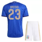 Camisola Itália Bastoni 23 Criança Equipamento 1ª Mundial 2026