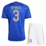 Camisola Itália Dimarco 3 Criança Equipamento 1ª Mundial 2026