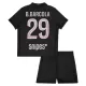 Camisola Paris Saint-Germain B. Barcola 29 Jordan Criança Equipamento 4ª 2025-26