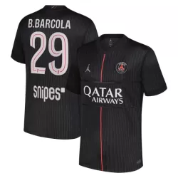Camisola Paris Saint-Germain B. Barcola 29 Jordan Homem Equipamento 4ª 2025-26