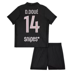 Camisola Paris Saint-Germain D. Doue 14 Jordan Criança Equipamento 4ª 2025-26