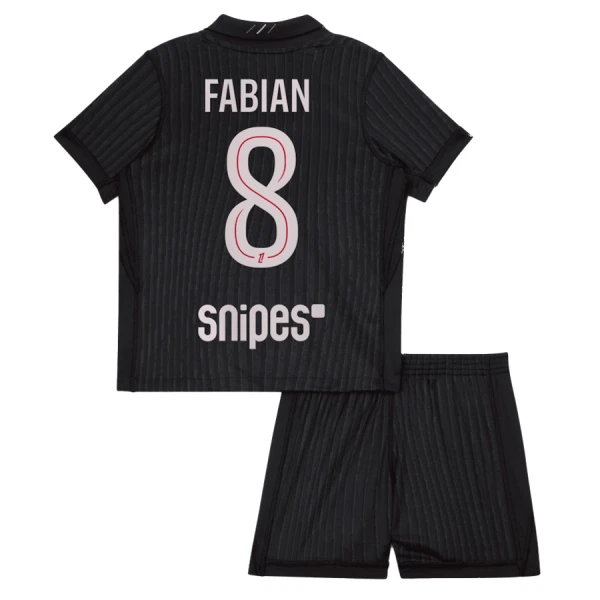 Camisola Paris Saint-Germain Fabian 8 Jordan Criança Equipamento 4ª 2025-26 Camisola Paris Saint-Germain Fabian 8 Jordan Criança Equipamento 4ª 2025-26