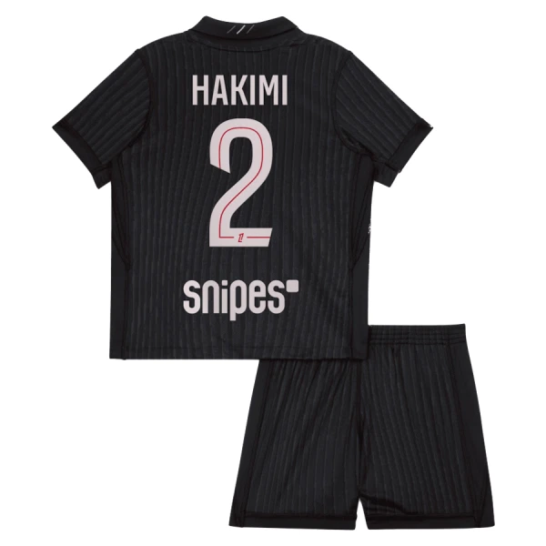 Camisola Paris Saint-Germain Hakimi 2 Jordan Criança Equipamento 4ª 2025-26