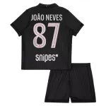 Camisola Paris Saint-Germain Joao Neves 87 Jordan Criança Equipamento 4ª 2025-26