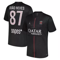 Camisola Paris Saint-Germain Joao Neves 87 Jordan Homem Equipamento 4ª 2025-26