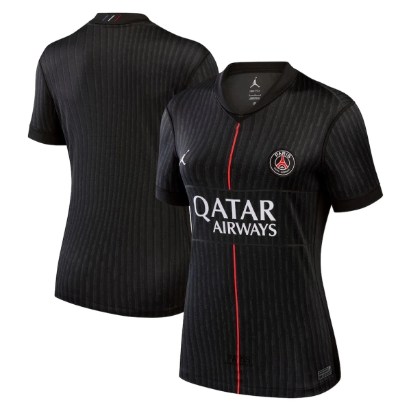 Camisola Paris Saint-Germain Jordan Mulher Equipamento 4ª 2025-26 Camisola Paris Saint-Germain Jordan Mulher Equipamento 4ª 2025-26