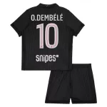 Camisola Paris Saint-Germain O. Dembele 10 Jordan Criança Equipamento 4ª 2025-26