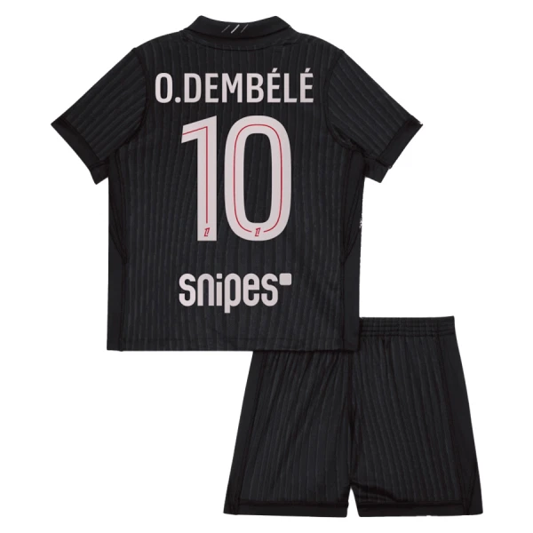 Camisola Paris Saint-Germain O. Dembele 10 Jordan Criança Equipamento 4ª 2025-26 Camisola Paris Saint-Germain O. Dembele 10 Jordan Criança Equipamento 4ª 2025-26