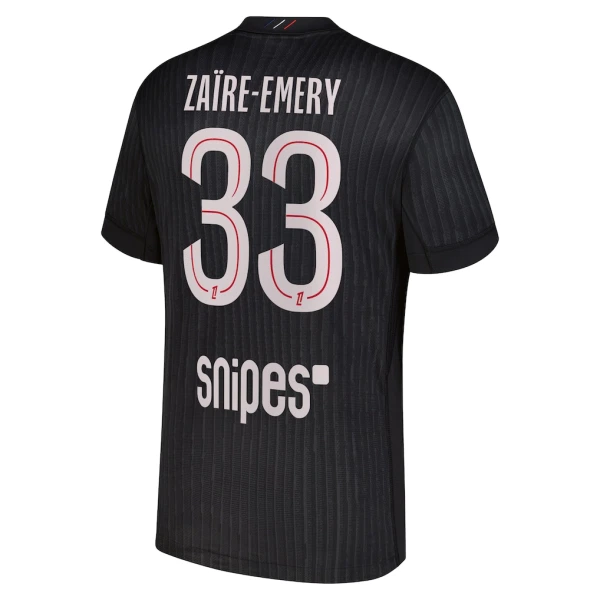 Camisola Paris Saint-Germain Zaire-Emery 33 Jordan Homem Equipamento 4ª 2025-26