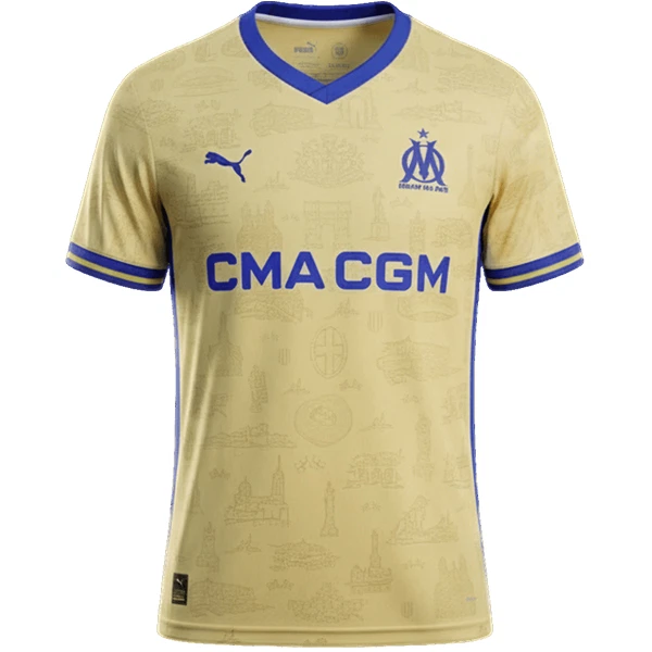 Camisola Olympique Marseille Criança Equipamento 4ª 2025-26