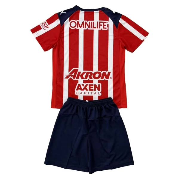 Camisola CD Guadalajara Criança Equipamento 1ª 2025-26