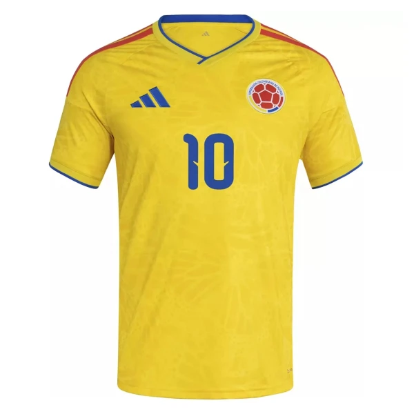 Camisola Colômbia James 10 Homem Equipamento 1ª Mundial 2026