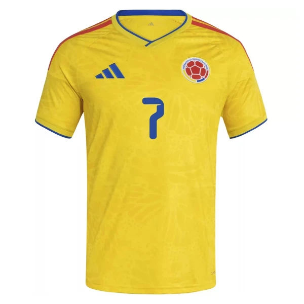 Camisola Colômbia Luis Díaz 7 Homem Equipamento 1ª Mundial 2026