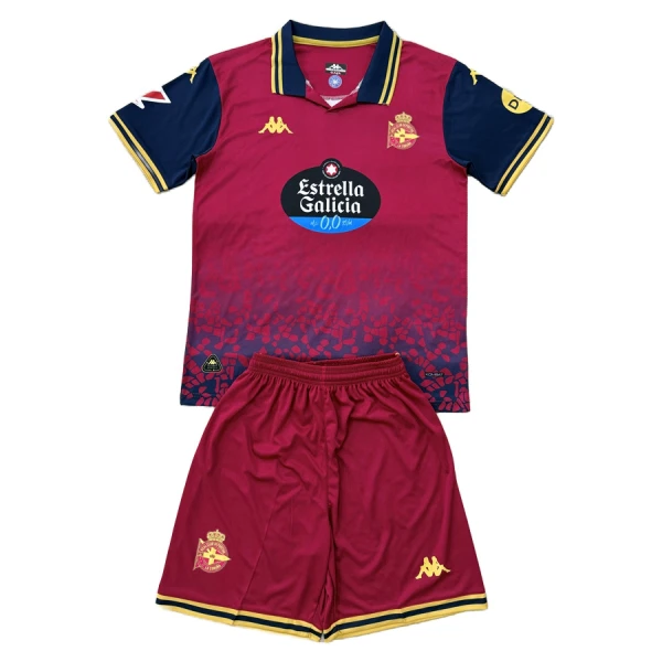 Camisola Deportivo de La Coruna Criança Equipamento 2ª 2025-26