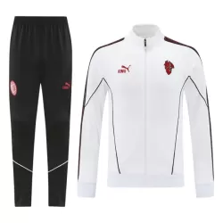 Casaco de Treino Conjunto AC Milan Homem 2025-26 Branca