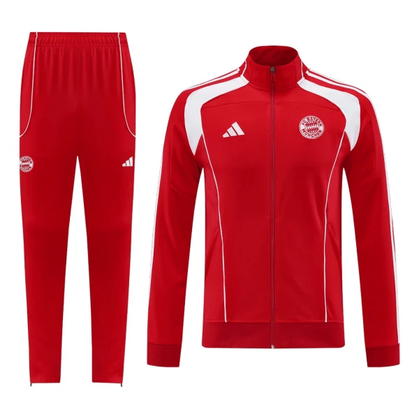 Casaco de Treino Conjunto Bayern de Munique Homem 2025-26 Vermelha Casaco de Treino Conjunto Bayern de Munique Homem 2025-26 Vermelha