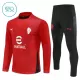 Conjunto de Moletom de Treino AC Milan Criança Quarto-Zíper 2025-26 Vermelha Conjunto de Moletom de Treino AC Milan Criança Quarto-Zíper 2025-26 Vermelha