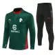 Conjunto de Moletom de Treino AC Milan Homem Quarto-Zíper 2025-26 Verde