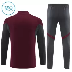 Conjunto de Moletom de Treino Arsenal Criança Quarto-Zíper 2025-26 Vermelha