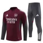 Conjunto de Moletom de Treino Arsenal Homem Quarto-Zíper 2025-26 Vermelha