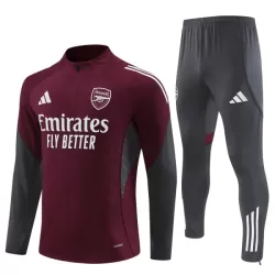 Conjunto de Moletom de Treino Arsenal Homem Quarto-Zíper 2025-26 Vermelha