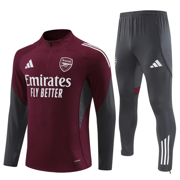 Conjunto de Moletom de Treino Arsenal Homem Quarto-Zíper 2025-26 Vermelha Conjunto de Moletom de Treino Arsenal Homem Quarto-Zíper 2025-26 Vermelha