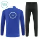 Conjunto de Moletom de Treino Chelsea Criança Quarto-Zíper 2025-26 Azul