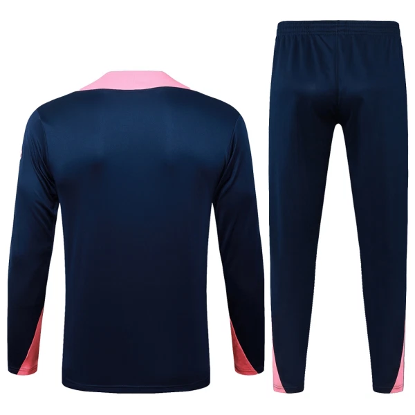 Conjunto de Moletom de Treino FC Barcelona Homem Quarto-Zíper 2025-26 Azul