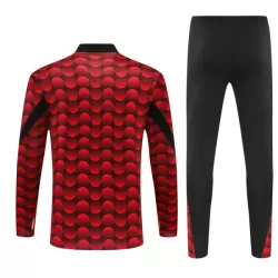 Conjunto de Moletom de Treino Feyenoord Homem Quarto-Zíper 2025-26 Vermelha