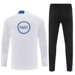 Conjunto de Moletom de Treino Paris Saint-Germain Homem Quarto-Zíper 2025-26 Branca