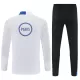Conjunto de Moletom de Treino Paris Saint-Germain Homem Quarto-Zíper 2025-26 Branca