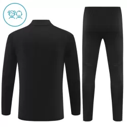 Conjunto de Moletom de Treino Real Madrid Criança Quarto-Zíper 2025-26 Preta
