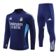 Conjunto de Moletom de Treino Real Madrid Homem Quarto-Zíper 2025-26 Navy