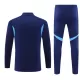 Conjunto de Moletom de Treino Real Madrid Homem Quarto-Zíper 2025-26 Navy