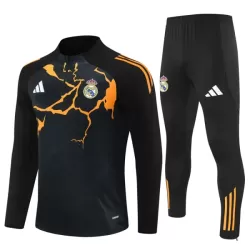 Conjunto de Moletom de Treino Real Madrid Homem Quarto-Zíper 2025-26 Preta