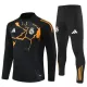 Conjunto de Moletom de Treino Real Madrid Homem Quarto-Zíper 2025-26 Preta