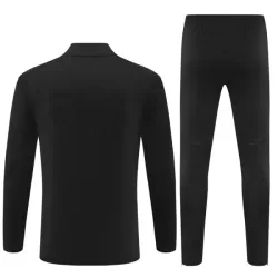 Conjunto de Moletom de Treino Real Madrid Homem Quarto-Zíper 2025-26 Preta
