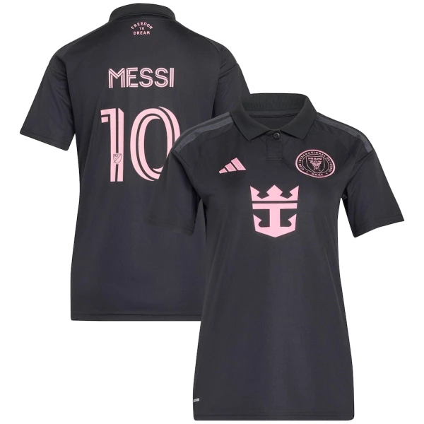 Camisola Inter Miami CF Messi 10 Mulher Equipamento 2ª 2026