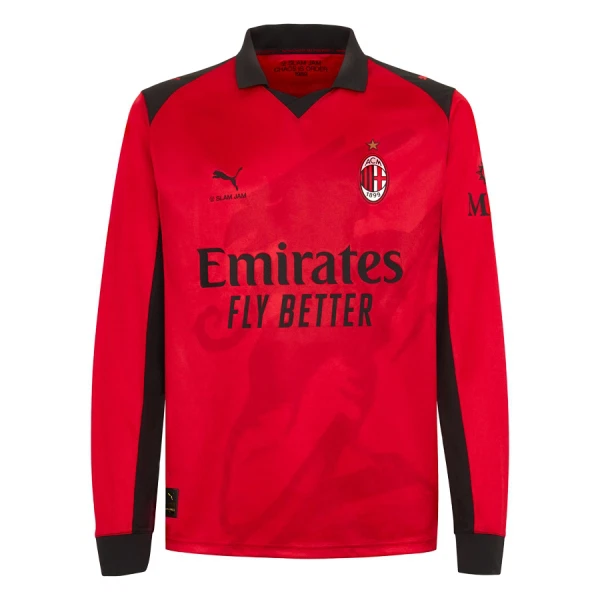Camisola Manga Comprida AC Milan Homem Equipamento 4ª 2025-26