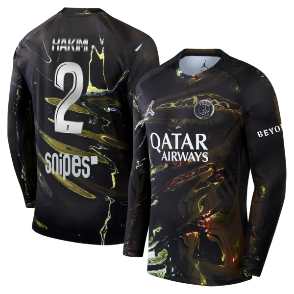 Camisola Manga Comprida Paris Saint-Germain Hakimi 2 Night Edition Homem 2025-26