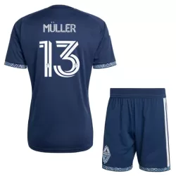 Camisola Vancouver Whitecaps Müller 13 Criança Equipamento 2ª 2026