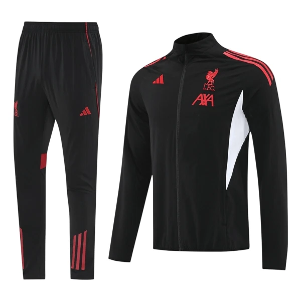 Casaco de Treino Conjunto Liverpool Homem 2025-26 Preta