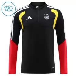 Conjunto de Moletom de Treino Alemanha Criança Quarto-Zíper 2026-27 Preta